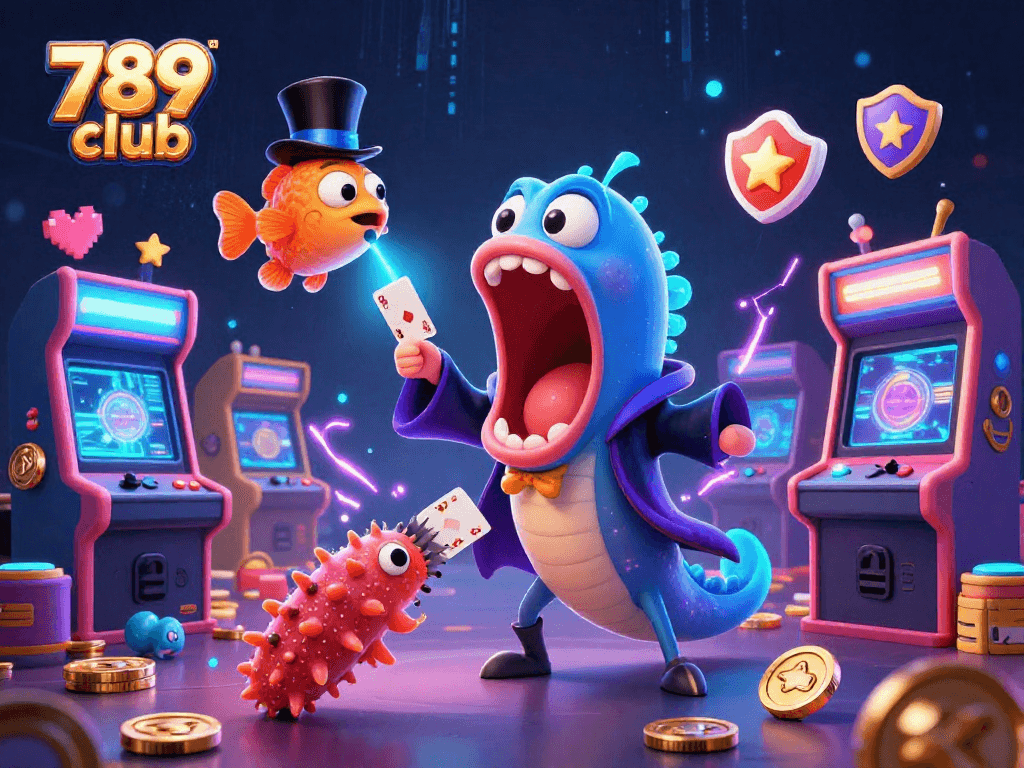 Engage in thrilling online gaming at 789 club with vibrant casino emoticons and magical characters