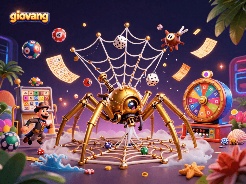 Experience giovang’s exciting lottery action with colorful balls and vibrant scenes.