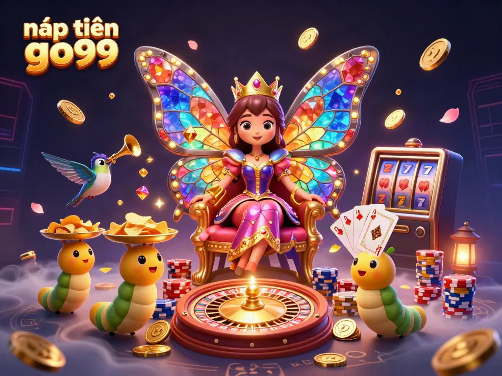 Experience the exciting world of nạp tiền go99 with vibrant casino elements and characters!