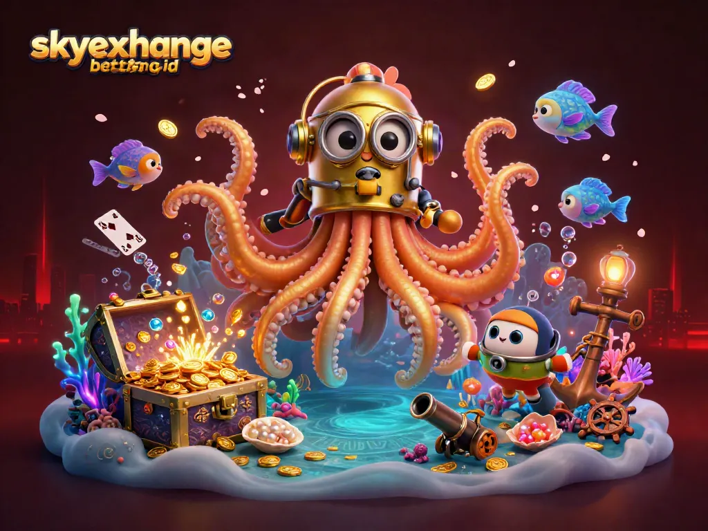 Experience thrilling betting with the skyexchange betting id, immersed in a captivating underwater casino scene.