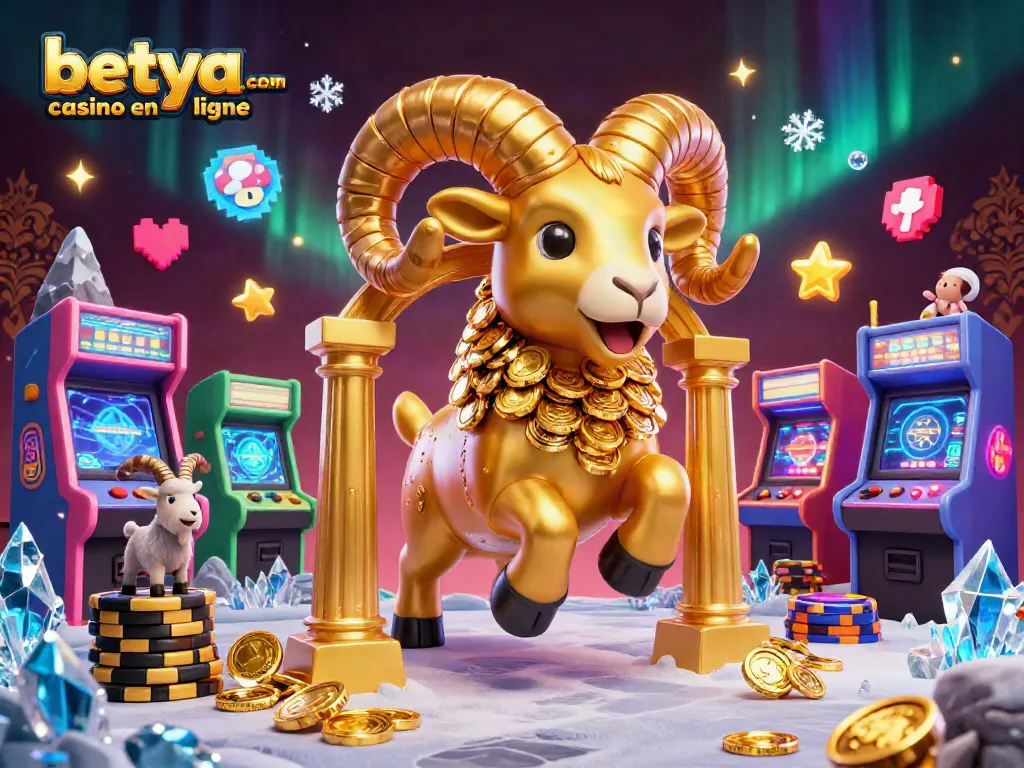 Experience thrilling gaming moments at betya.com casino en ligne with this dynamic 3D illustration.