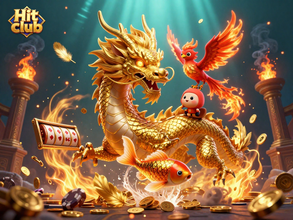Engage in thrilling gameplay at Hit club with vibrant characters and dynamic casino elements in an exciting scene.