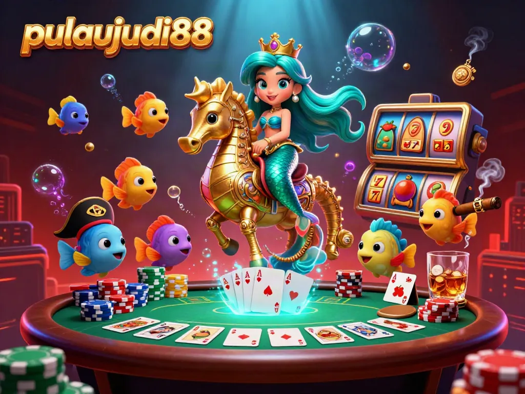 Raih kemenangan di pulaujudi88 dengan ilustrasi 3D putri duyung dan elemen slot yang menakjubkan