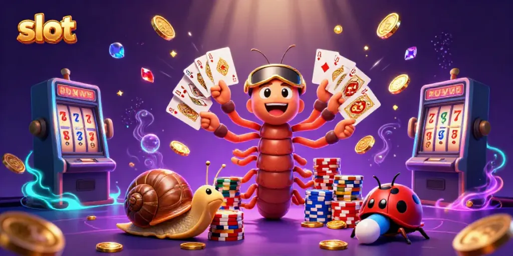 Slot dengan dealer karakter dan chip berwarna yang memukau, beraksi di kasino virtual.