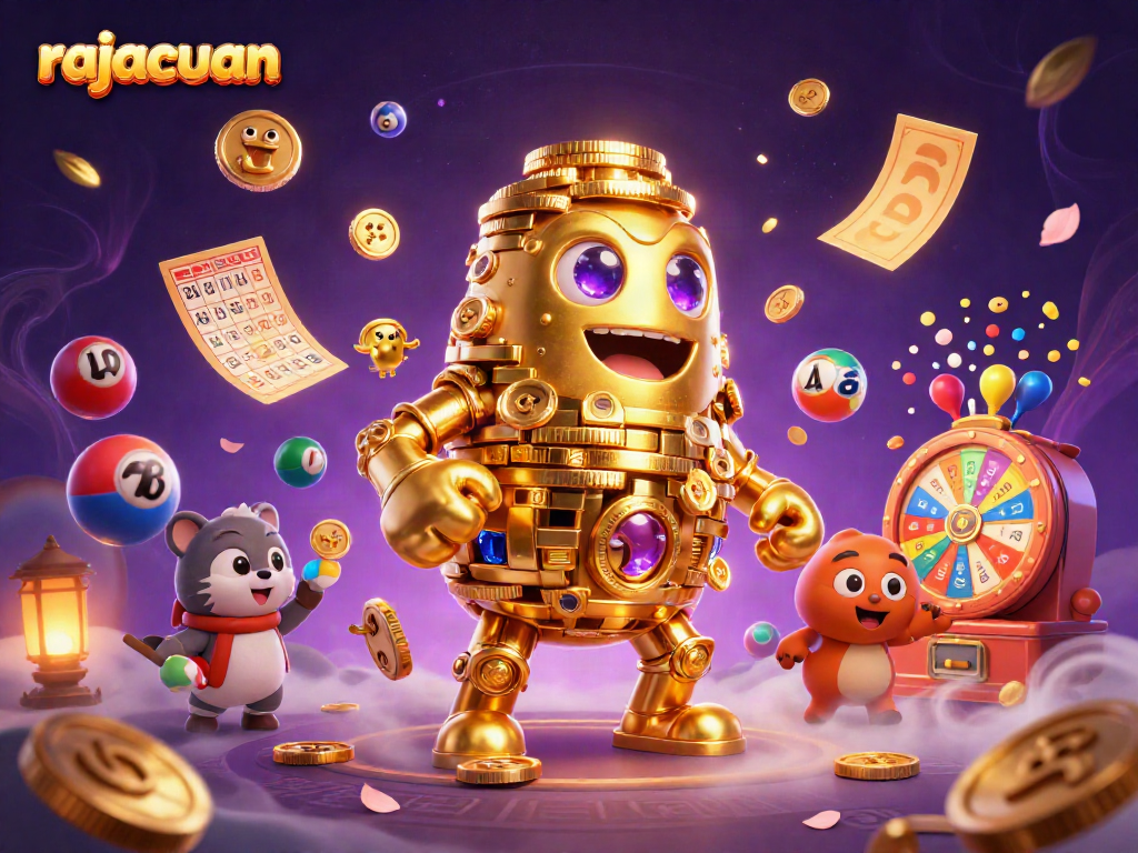 Engage with rajacuan's exciting lottery scene featuring vibrant elements and dynamic action.