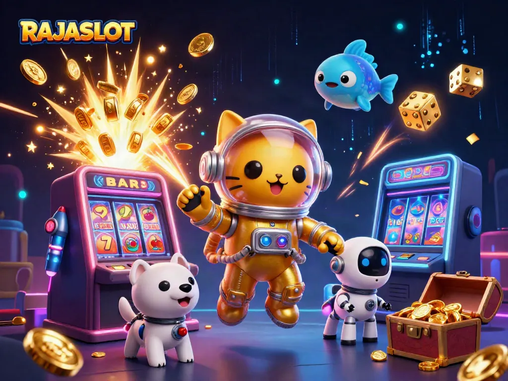 RAJASLOT memberikan pengalaman bermain slot yang mendebarkan di gambar 3D menyenangkan ini.