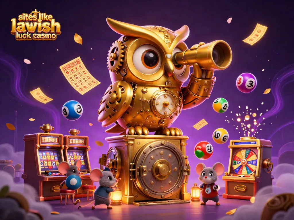 Play on exciting sites like Lavish Luck Casino with this vibrant gaming scene.