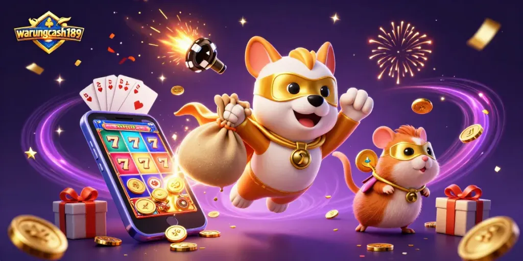 Win big today at warungcash189 while the superhero dog and hamster showcase incredible slot games!
