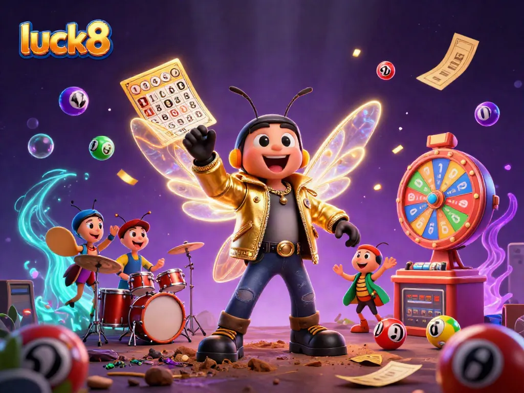 Experience vibrant excitement with luck8's engaging online casino scene featuring dynamic gaming elements.